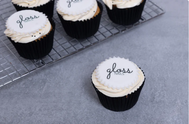 Corporate Branded Cupcakes