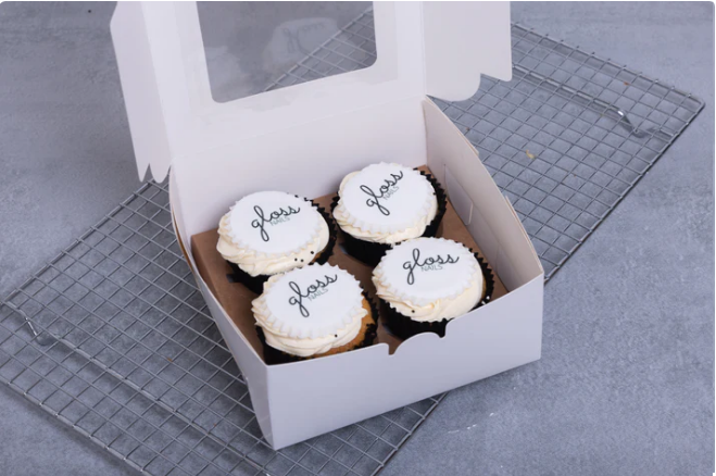 Corporate Branded Cupcakes