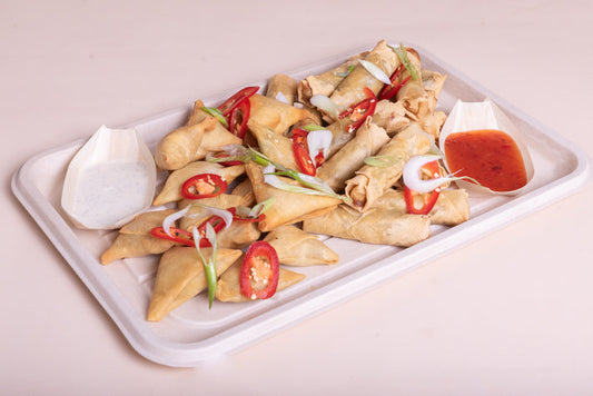 Samosa & Sprong Roll Platter